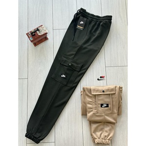 Zafer 11005 Erkek Kompak Nıke Etiketli Komando Cepli Lastik Paça Eşofman Alt S-XXL - Antrasit - S-M-L-XL-2XL