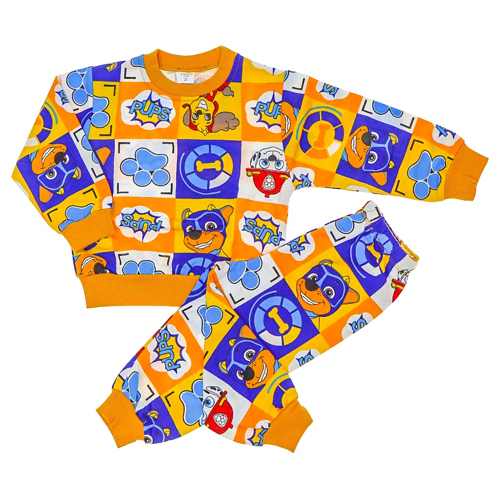 Sadık Çocuk Penye Desenli 2 Li Takım 2-6 Yaş - Ekru - 2-4-5-6 YAŞ