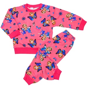 Sadık Çocuk Penye Desenli 2 Li Takım 2-6 Yaş - Ekru - 2-4-5-6 YAŞ