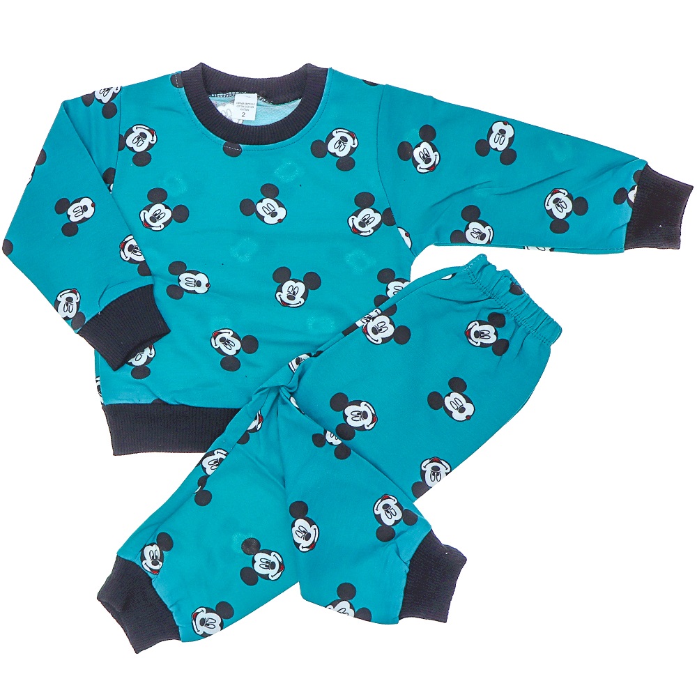 Sadık Çocuk Penye Desenli 2 Li Takım 2-6 Yaş - Ekru - 2-4-5-6 YAŞ