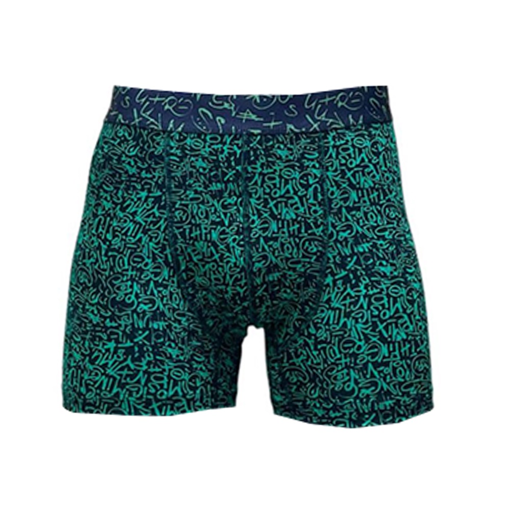Zenura 2304 Erkek Beli Dijital Baskılı Desenli Boxer - Karışık Renk - L