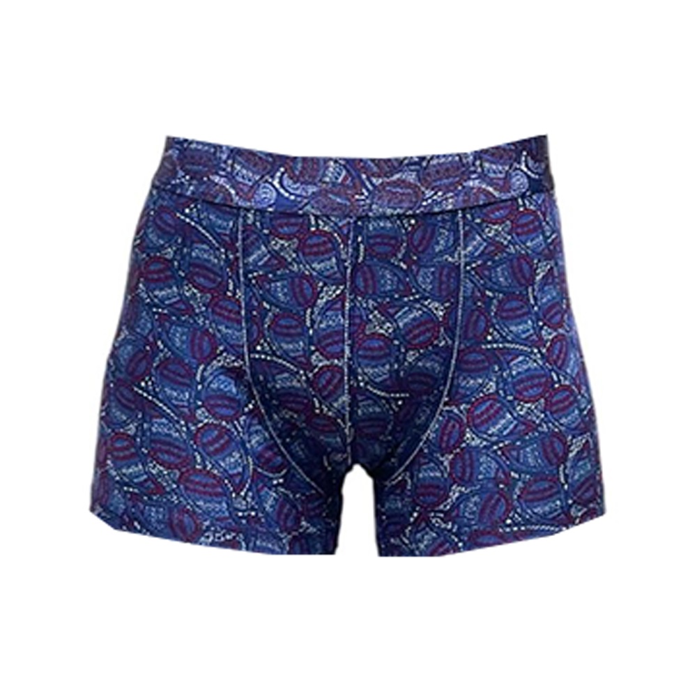 Zenura 2304 Erkek Beli Dijital Baskılı Desenli Boxer - Karışık Renk - L