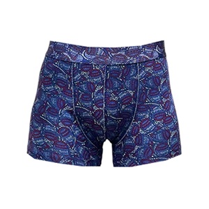 Zenura 2304 Erkek Beli Dijital Baskılı Desenli Boxer - Karışık Renk - L