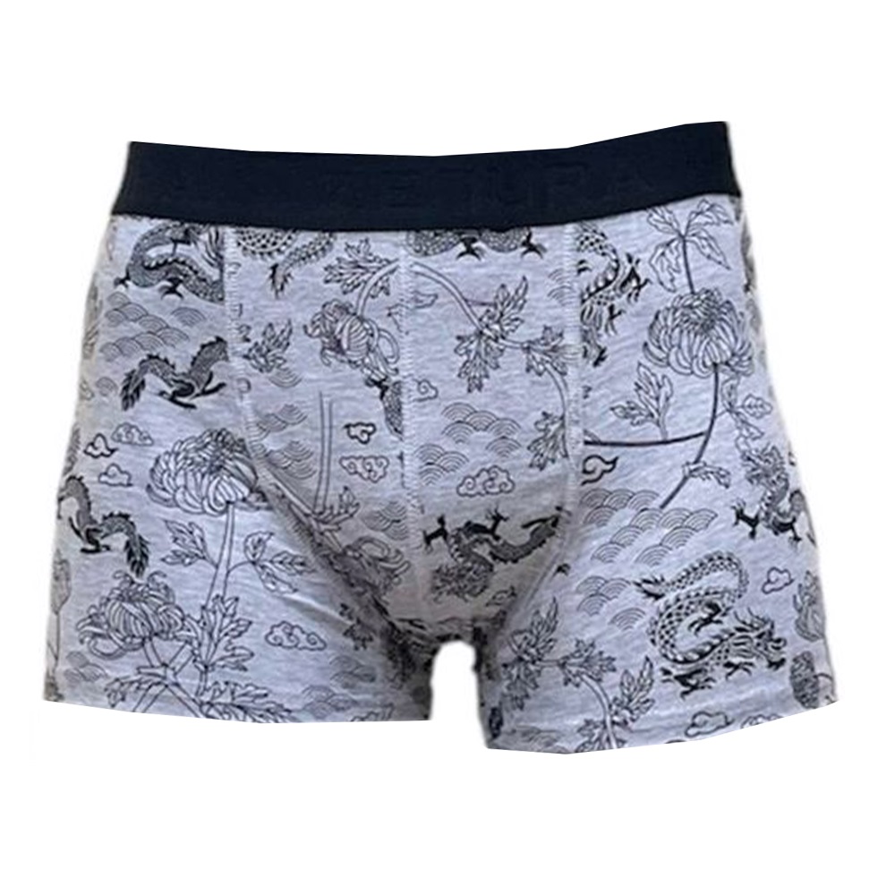 Zenura 2305 Erkek Desenli Boxer - Karışık Renk - L