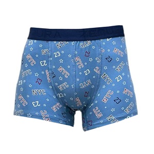 Zenura 2305 Erkek Desenli Boxer - Karışık Renk - L