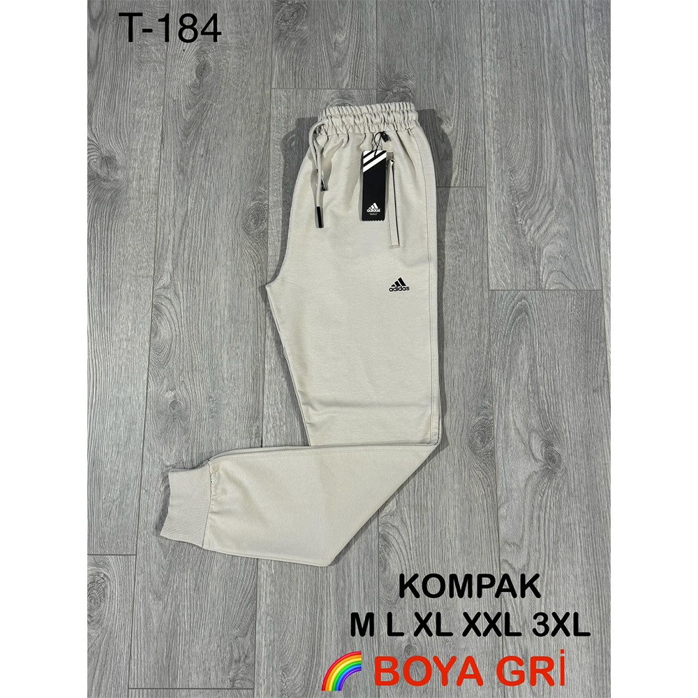 Atrax T-184 Erkek Kompak Paça Ribanalı Adidas Bas Eşofman Alt M-3XL