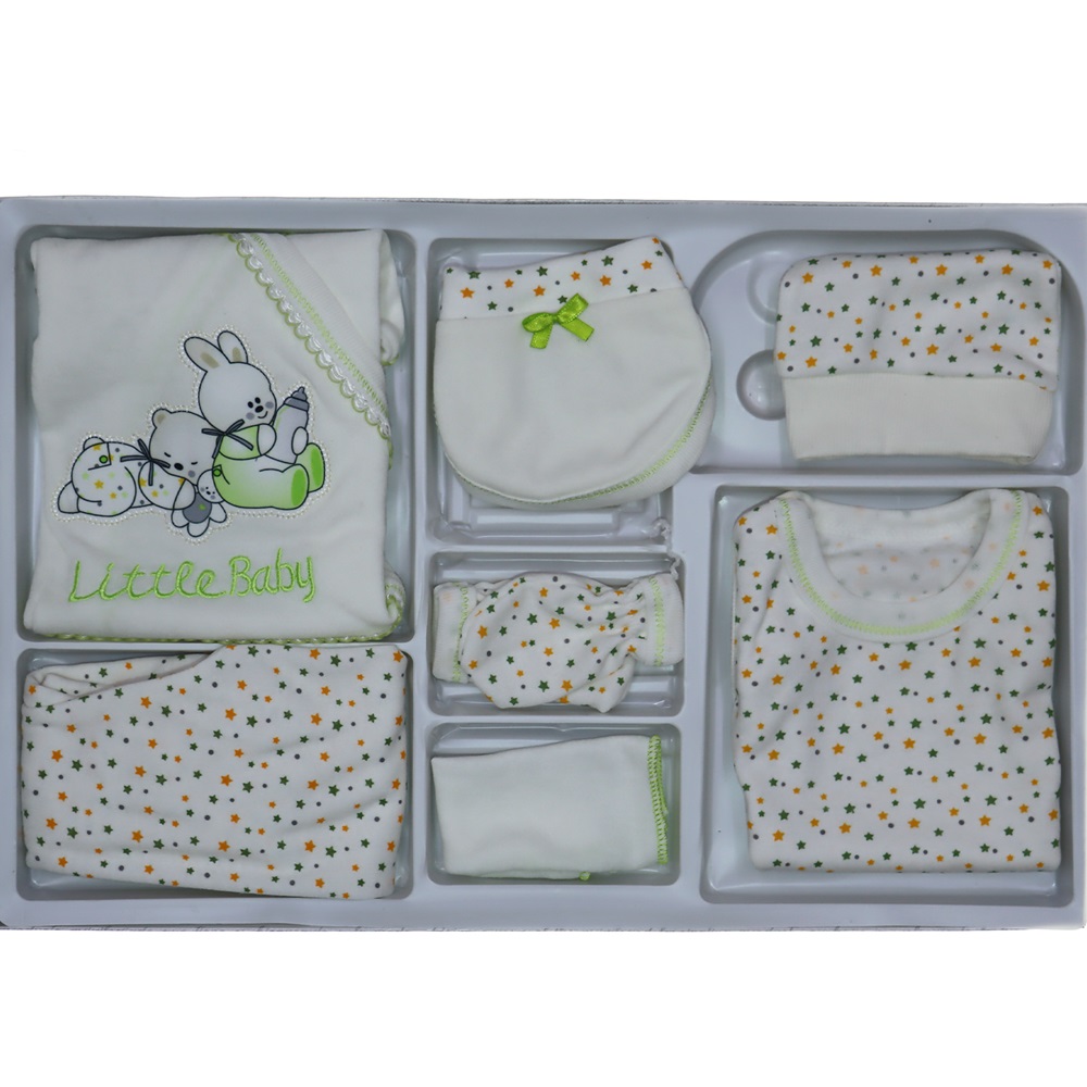 307 Uyuyan Ayılı 7 Parça Zıbın Seti 0-3 Ay