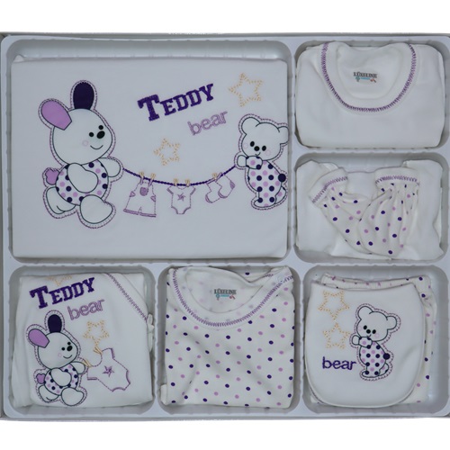 314 Ayıcıklı 10 Parça Zıbın Seti 0-3 Ay