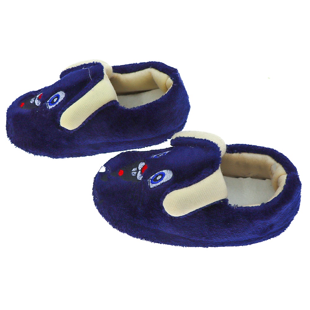 Panduf Kids Erkek Ve Kız Çocuk Nakışlı Panduf 29-34 - Siyah - PAKET İÇİ TEK RENK