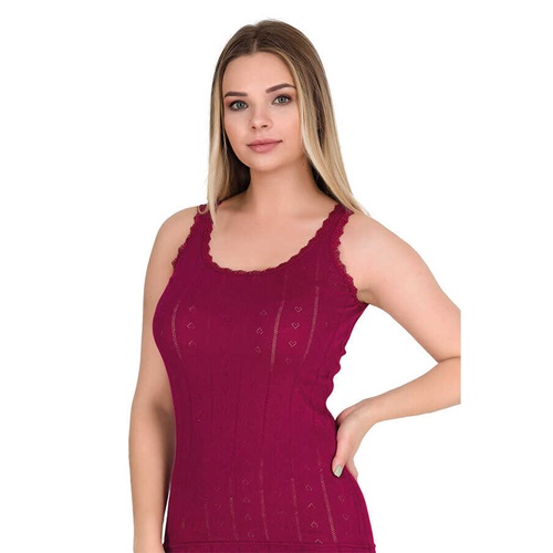 Berrak İç Giyim 8049 Bayan Atlet - Beyaz - XXL