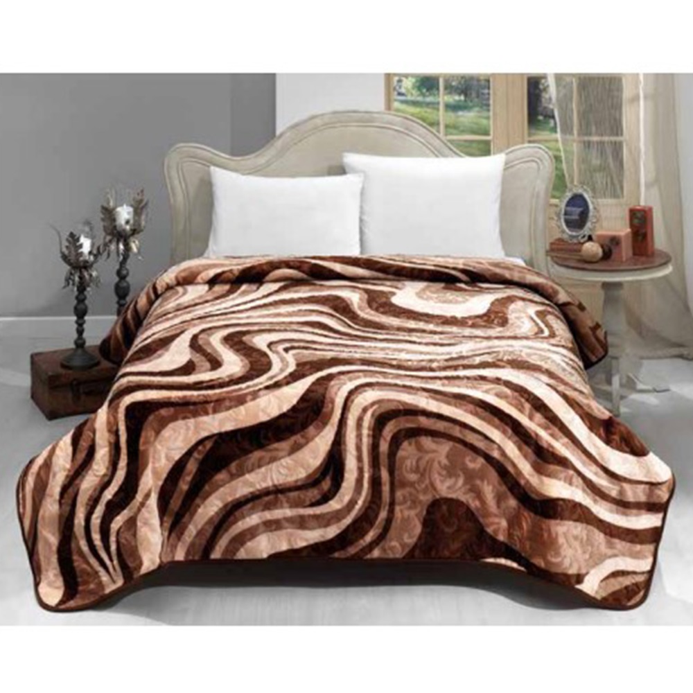 Mink Multıcolor Tek Kişilik Welsoflu Battaniye 160x220 Cm - Karışık Renk - 160X220 CM