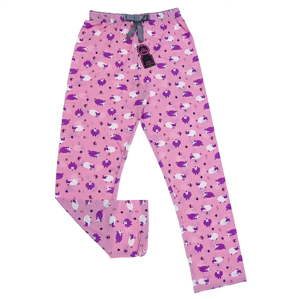 Maxpera 6013 Bayan Ring Viskon Pijama Tek Alt M-2XL - Lacivert - M-L-XL-2XL