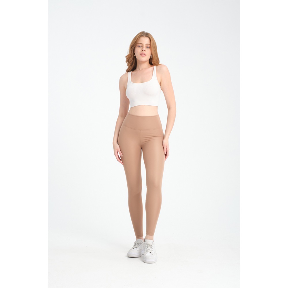 Vogsing 352 Bayan Şardonlu Dalgıç Yüksek Bel Tayt S-2XL - Siyah - M - 33452-Siyah-M