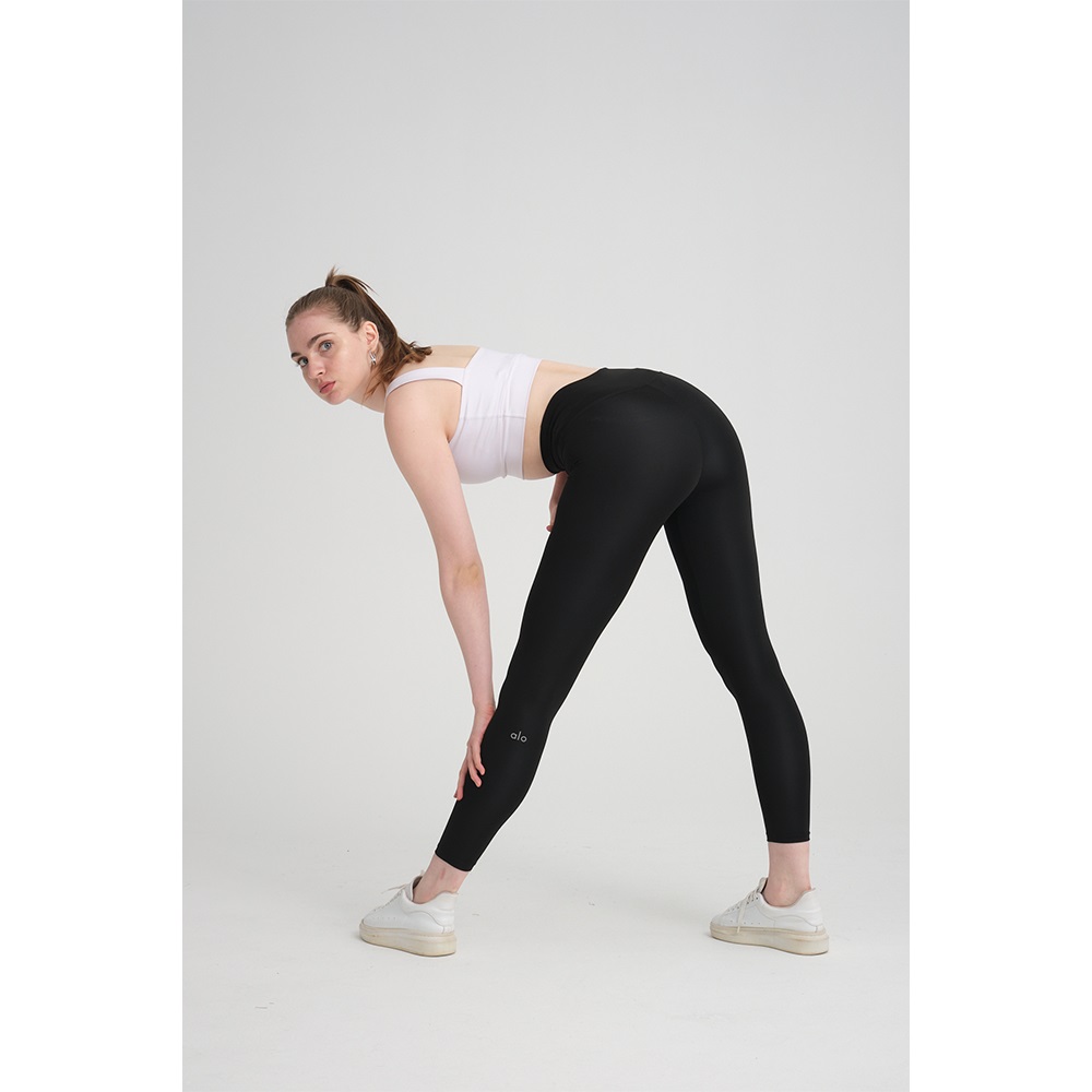 Vogsing 352 Bayan Şardonlu Dalgıç Yüksek Bel Tayt S-2XL - Siyah - M - 33452-Siyah-M