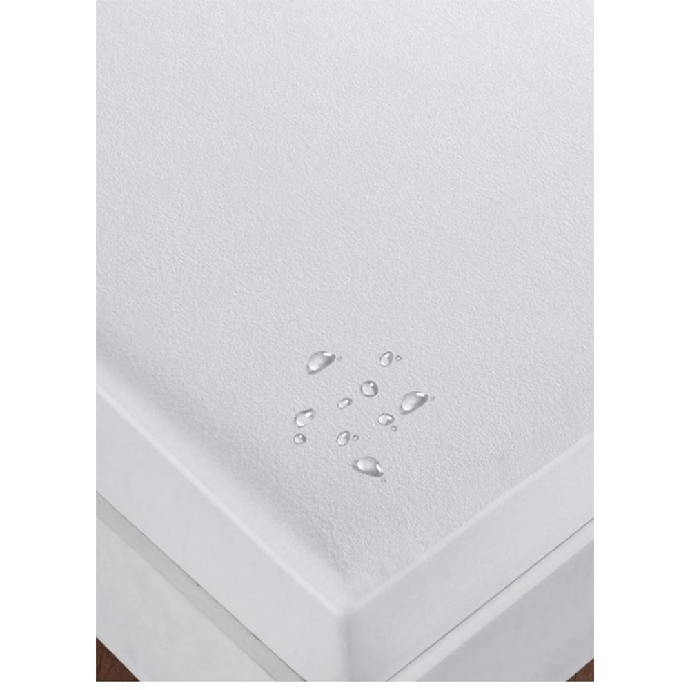 Moda Alez Sıvı Geçirmez Çift Kişilik Yatak Korucu Alez 160X200 Cm - Beyaz - 160X200 CM