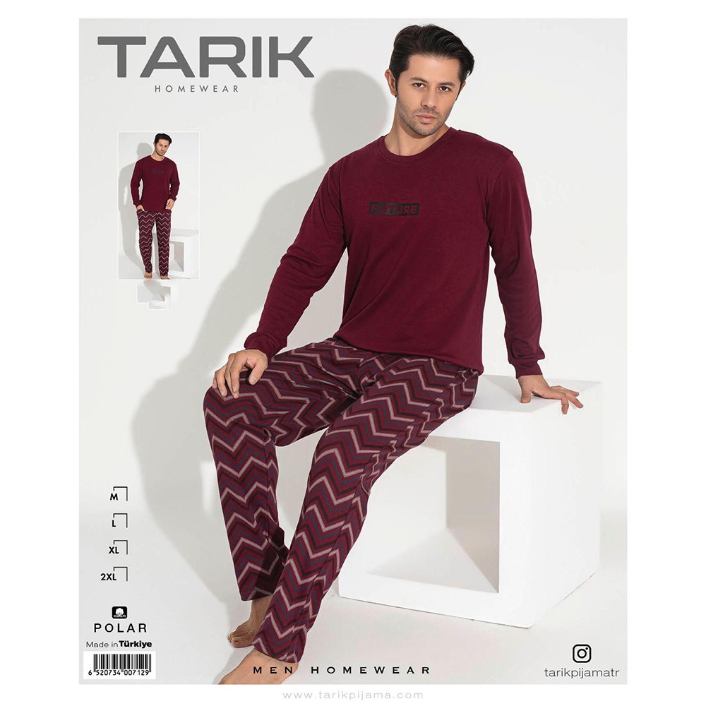 Tarık 5220 Erkek İnterlok U Kol Penye Pijama Takımı M-2XL