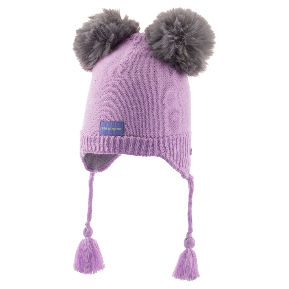 Kitti P-K23120-04 Kız Çocuk Kulaklı Bere 1-4 Yaş - P.İçi Karışık Renk - 1-4 YAŞ