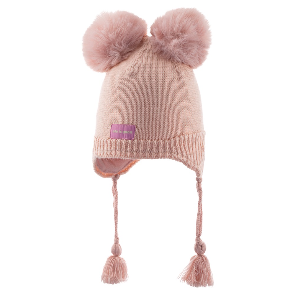 Kitti P-K23120-04 Kız Çocuk Kulaklı Bere 1-4 Yaş - P.İçi Karışık Renk - 1-4 YAŞ