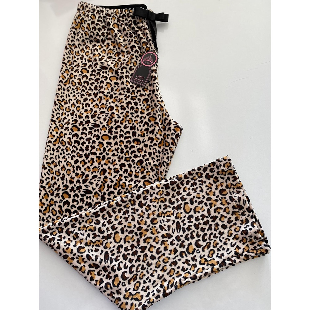 Maxpera 7013 Bayan Fransız Kadife Pijama Tek Alt M-2XL - Mor - M-L-XL-2XL