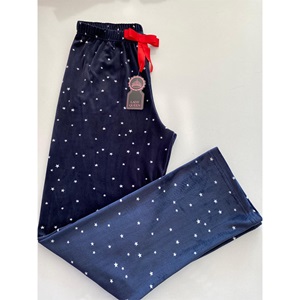 Maxpera 7013 Bayan Fransız Kadife Pijama Tek Alt M-2XL - Mor - M-L-XL-2XL