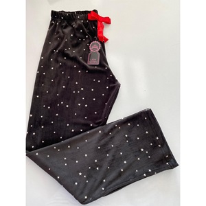 Maxpera 7013 Bayan Fransız Kadife Pijama Tek Alt M-2XL - Mor - M-L-XL-2XL