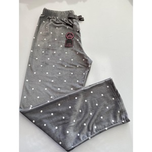 Maxpera 7013 Bayan Fransız Kadife Pijama Tek Alt M-2XL - Mor - M-L-XL-2XL