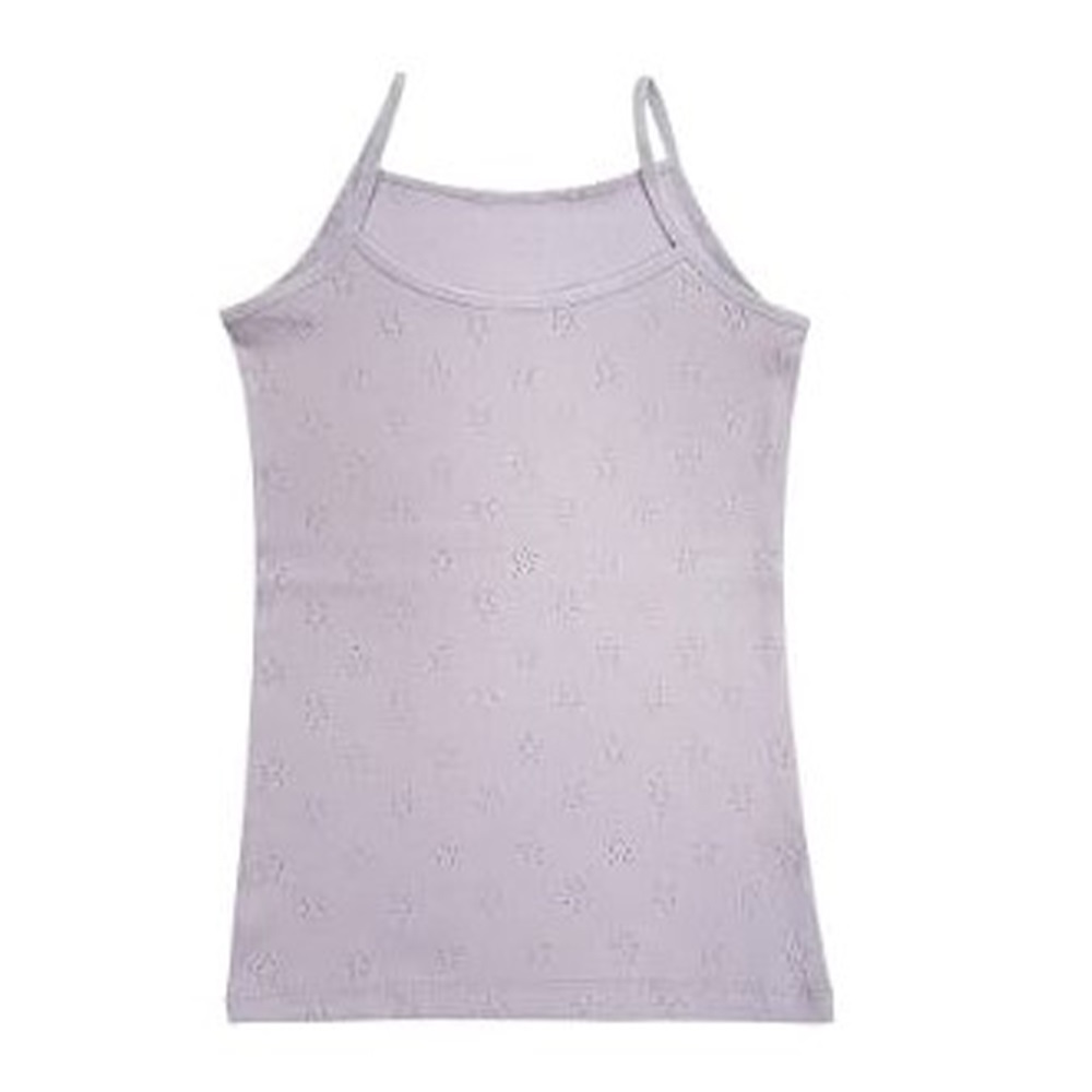 Kota 3427 Kız Çocuk Transferli Ribana İp Askılı Atlet - Karışık Renk - 3-4 YAŞ