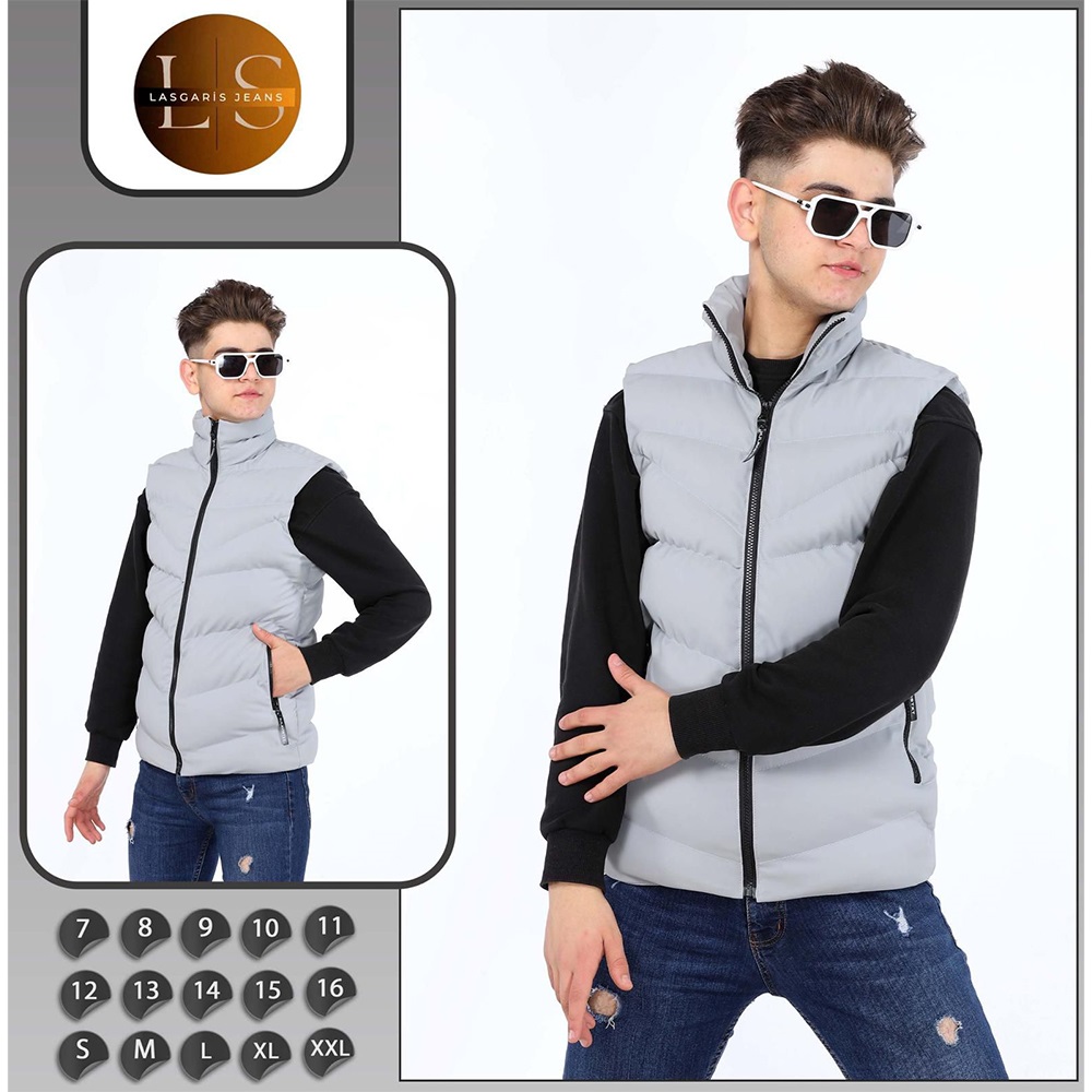 Özyıl Lıfe 2001 Erkek Çocuk Lasgaris Karbon Deri Yelek 7-11 Yaş - Bej - 7-11 YAŞ