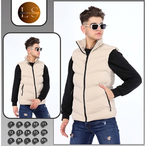 Özyıl Lıfe 2001 Erkek Çocuk Lasgaris Karbon Deri Yelek 7-11 Yaş - Bej - 7-11 YAŞ