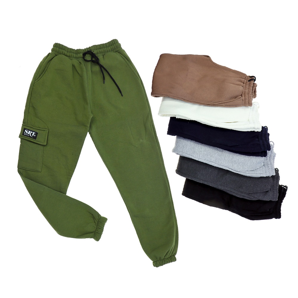 Erkam Ü2234 Erkek 3 İp Yan Cepli Alt Eşofman Alt S-2XL - Antrasit - S-M-L-XL-2 XL