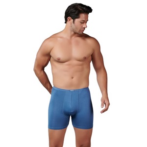 Gümüş 8007 Erkek Bambu İnce Bel Boxer - Bordo - M