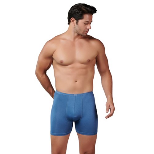 Gümüş 8007 Erkek Bambu İnce Bel Boxer - Bordo - M