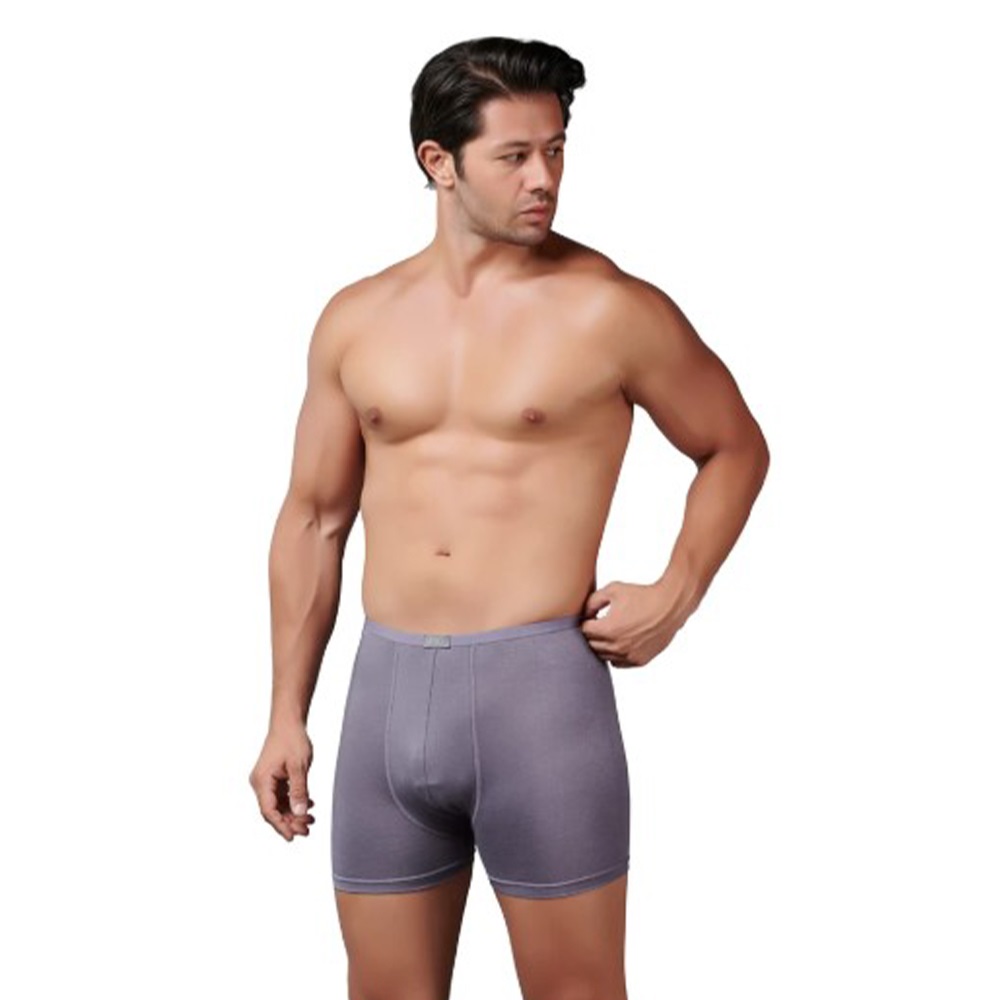 Gümüş 8007 Erkek Bambu İnce Bel Boxer - Bordo - M