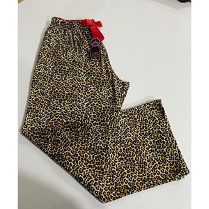 Lady Queen 9013 Bayan Şardonlu Milan Pijama Tek Alt M-2XL - Yeşil - M-2XL