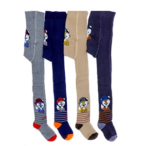 First Kız Desenli Havlu Külotlu Çorap - P.İçi Karışık Renk - 0-1 YAŞ