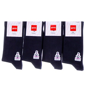 Şirin Fantasia 4150 Bayan Dikişsiz Likralı Lux Mevsimlik Soket Çorap - Siyah - PAKET İÇİ TEK RENK