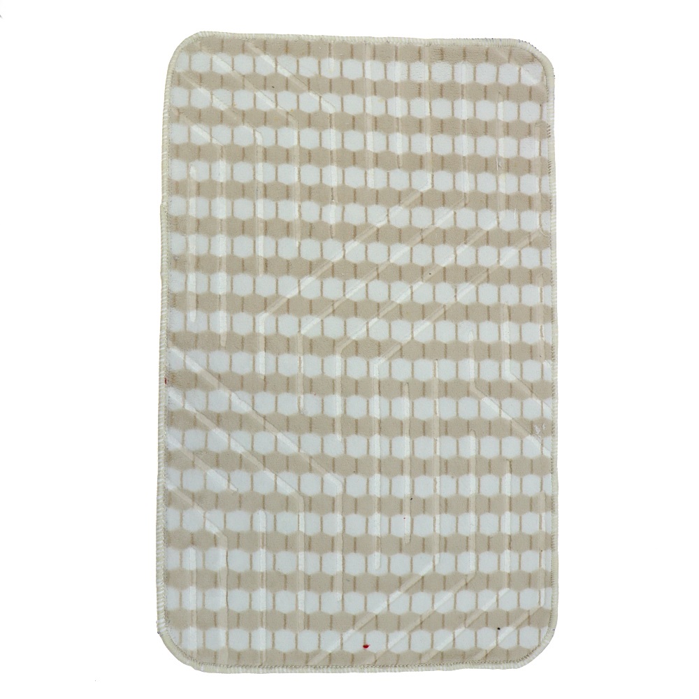 Nergiz Kabartma Desenli Kaymaz Taban Paspas 50X80 cm - Karışık Renk - 50X80 CM