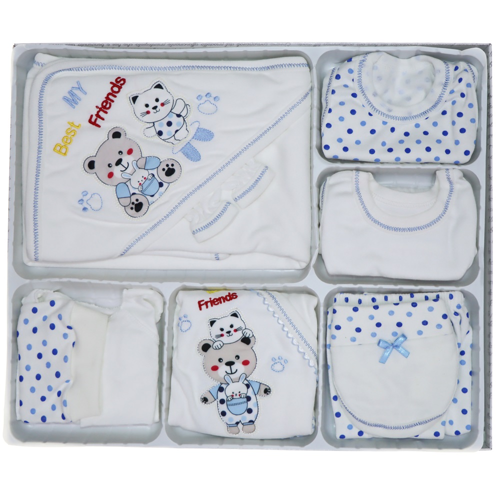 310 My Best Friends Nakış 11 Parça Zıbın Seti 0-3 Ay