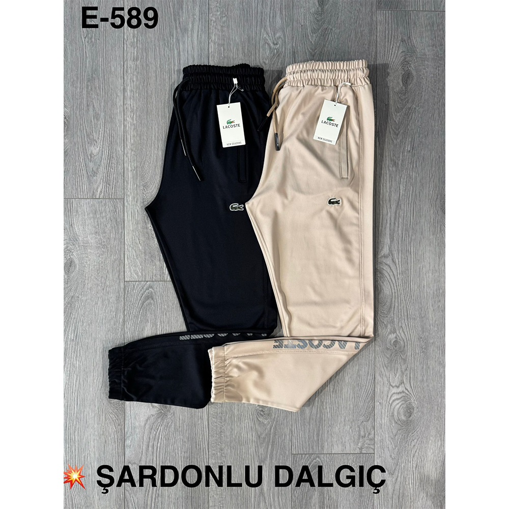 Atrax E-589 Erkek Dalgıç Lastik Paça Eşofman Alt S-2XL - Siyah - S-M-L-XL-2XL