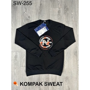 Farfetch SW-255 Erkek Kompak Penye Nautıca Baskılı Sıfır Yaka Sweat S-2XL - Antrasit - S-M-L-XL-2XL