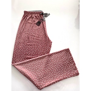 Lady Queen 8020 Bayan Battal Desenli Fransız Kadife Pijama Tek Alt 3XL-5XL - G.Kurusu - 3XL-4XL-5XL