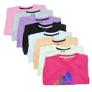 Alfa Kids 4106 Kız Çocuk Adidas Baskılı Sıfır Yaka Sweat 5-8 Yaş