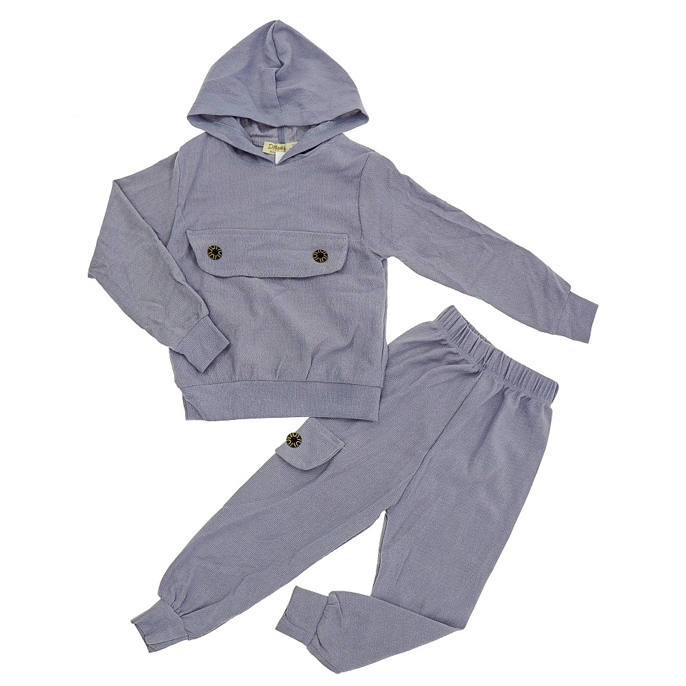 Dıgıdık Kids Erkek Çocuk Kapşonlu Hürrem Takım 2-5 Yaş - Lacivert - 2-3-4-5 YAŞ