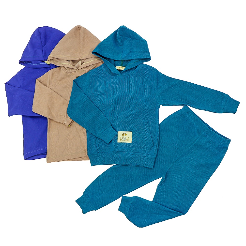 Dıgıdık Kids Erkek Çocuk Kapşonlu Hürrem Takım 2-5 Yaş - Lacivert - 2-3-4-5 YAŞ
