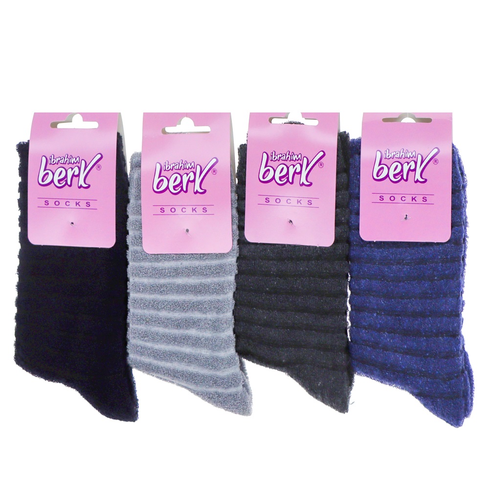 İbrahim Berk 4206 Bayan Ters Havlu Soket Çorap
