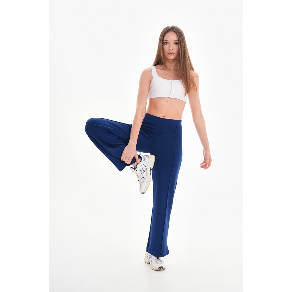 Vogsing 375 Bayan Çimalı Palazzo Tayt S-XL - Bej - L