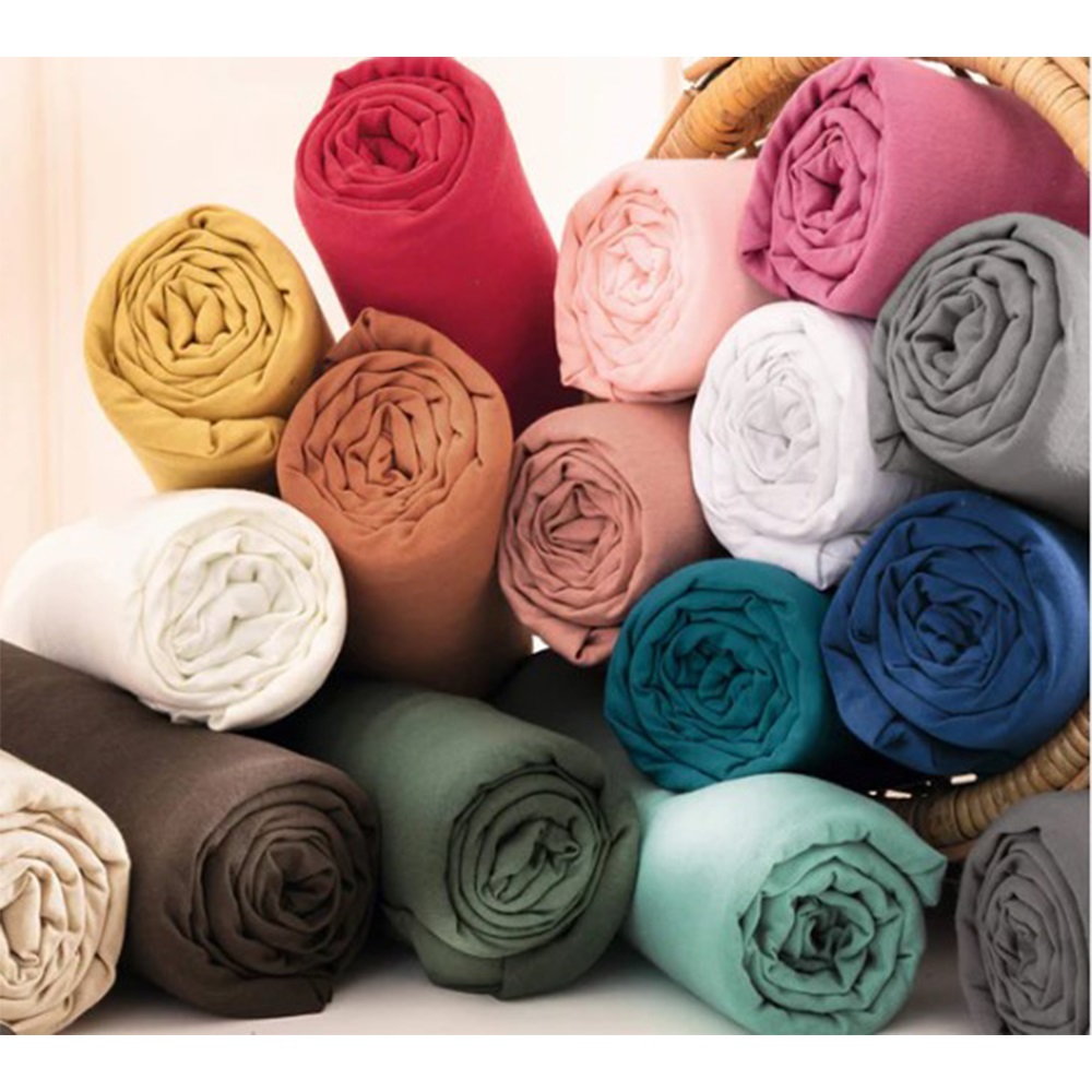 Acar Tek Kişilik Düz Lastikli Çarşaf 100x220X 50X70 Cm - Bej - 100X200