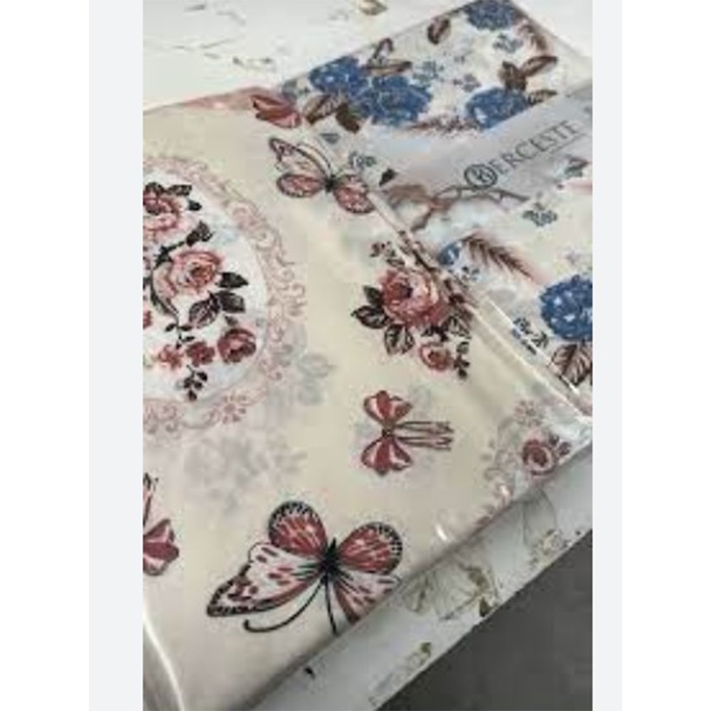 Berceste Tek Kişilik Desenli Nevresim Takımı 160x240X 50X70 Cm - Karışık Renk - 160X240 CM