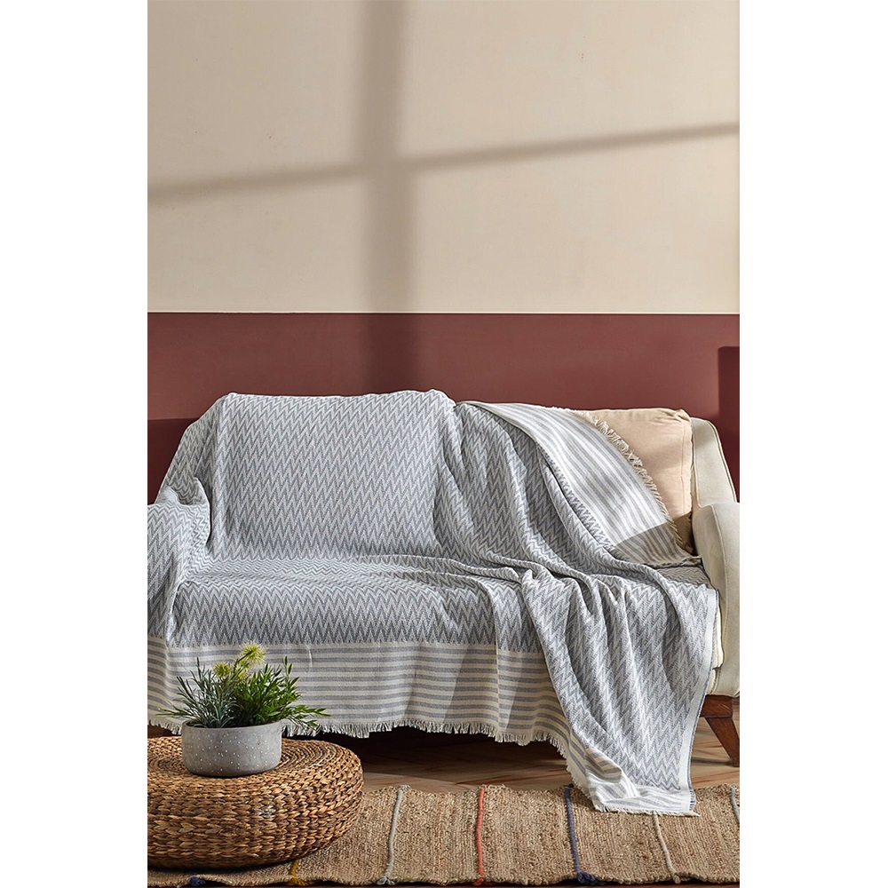 Karya Cotton Desenli Koltuk Kanepe Örtüsü 170x210 Cm(6 Lı) - Karışık Renk - 170X210 CM