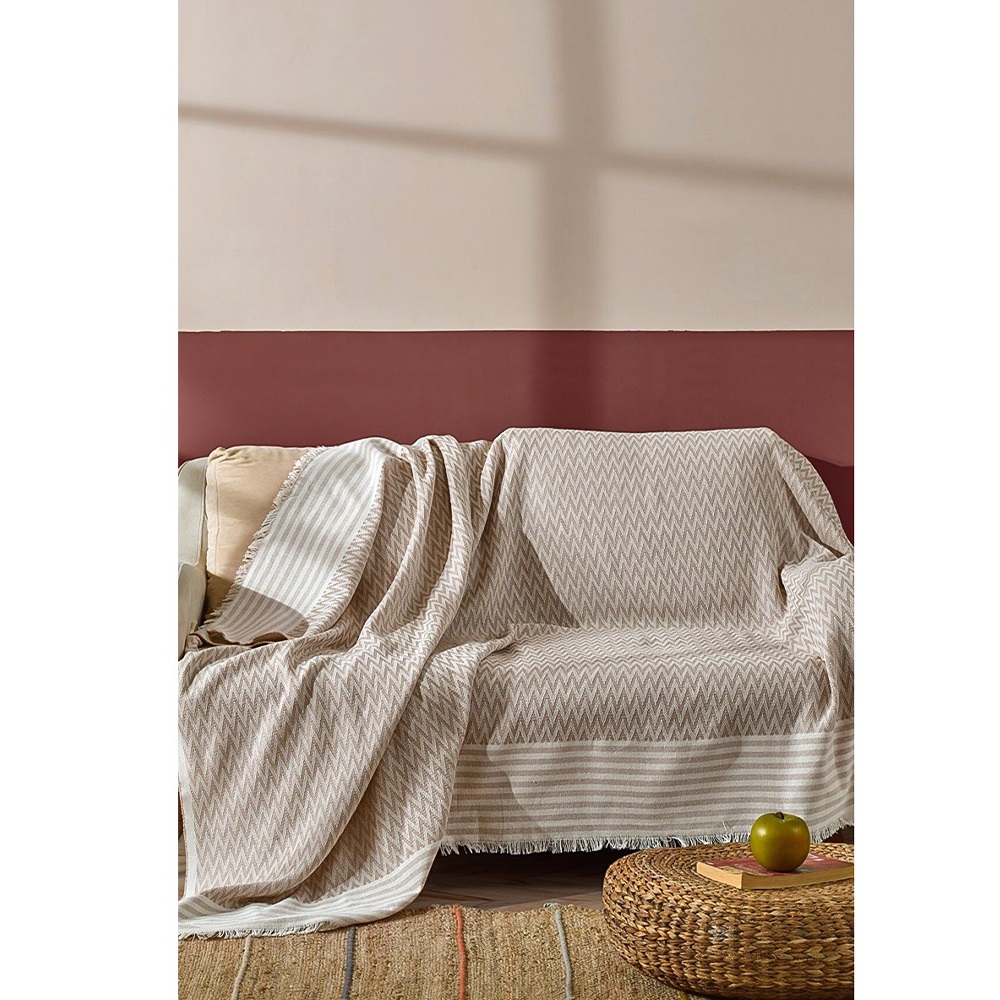 Karya Cotton Desenli Koltuk Kanepe Örtüsü 170x210 Cm(6 Lı) - Karışık Renk - 170X210 CM